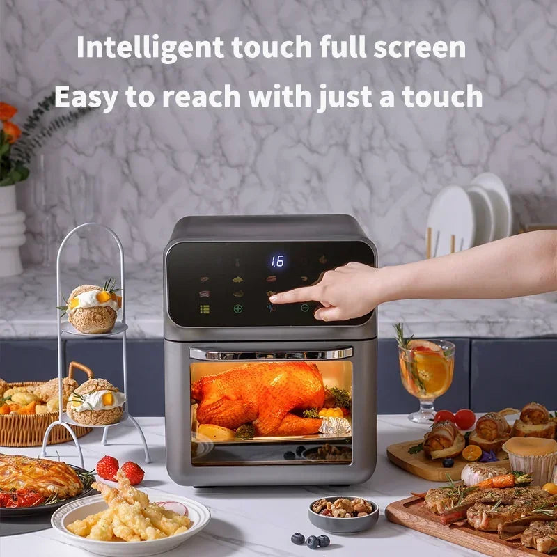 12L Electric Air Fryer Oven with Touch Controls – Large Capacity, 1500W