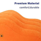 Foldable Inflatable Couch with Thick PVC for Travel & Home