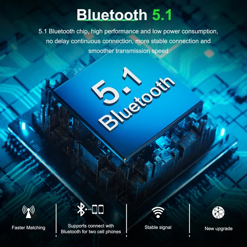 2-Pack Bluetooth Motorcycle Intercom Set with Music Sharing
