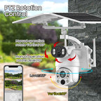 Outdoor PTZ WiFi Camera with 64GB and Dual Lens