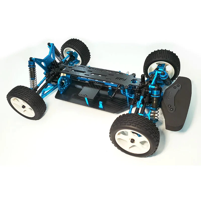 1:10 4WD RC Drift Car Kit with Carbon Fiber Frame & Alloy Parts – DIY Build