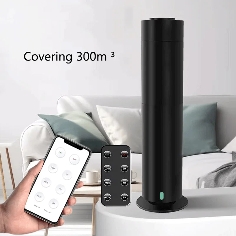 Smart Silver Bluetooth Scent Diffuser for Room Fragrance