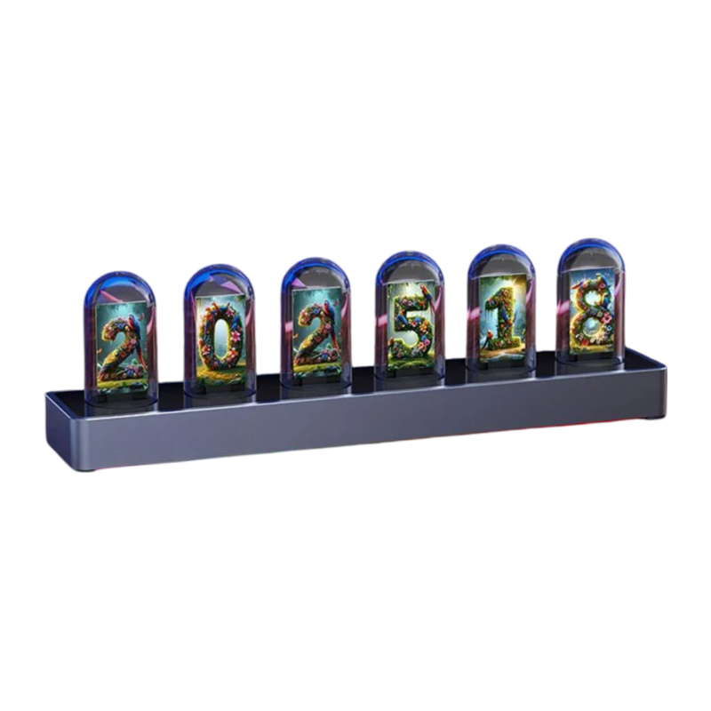 Color-Changing Digital Tube Clock for Office or Bedroom