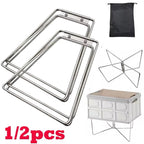 10PCS Heavy Duty Folding Cooler Stand with 60KG Capacity