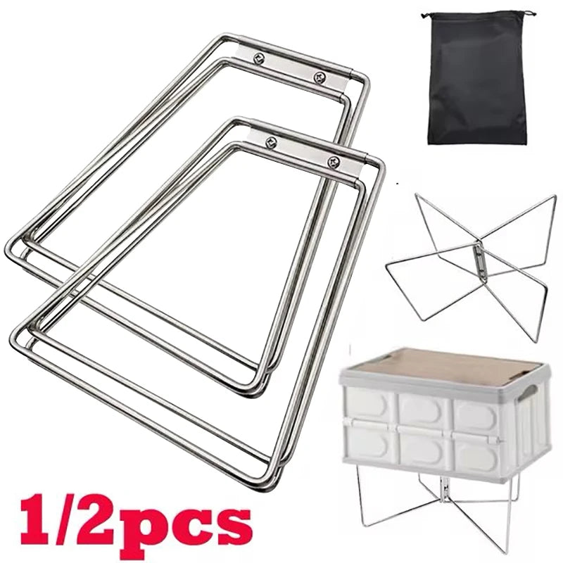 10PCS Heavy Duty Folding Cooler Stand with 60KG Capacity