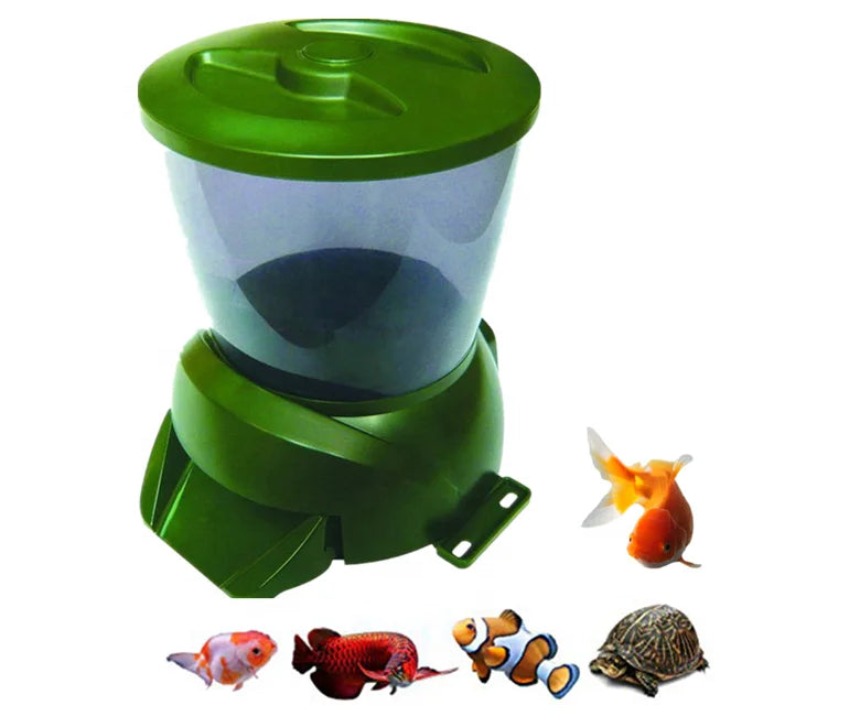 Automatic Fish Feeder 4.25L – Timed Dispenser for Indoor & Outdoor Ponds