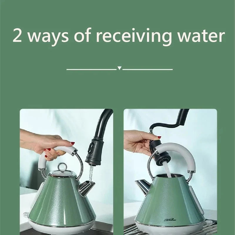 1.8L Electric Kettle Stainless Steel with Auto Shut-Off & 360° Base – 1800W, Fast Boil