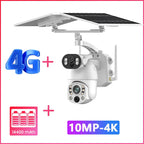 Outdoor 4G 10MP PTZ Camera with Motion Detection
