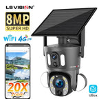 Outdoor 4G Security Camera 4K with Smart Tracking