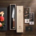 5.5-Inch Utility Kitchen Knife ZDP-189 Steel Blade with Desert Ironwood Handle & Gift Box
