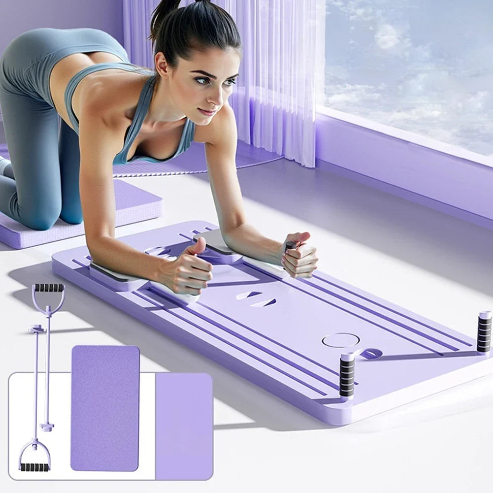 Heavy Duty Home Fitness Board with Timer and Handles
