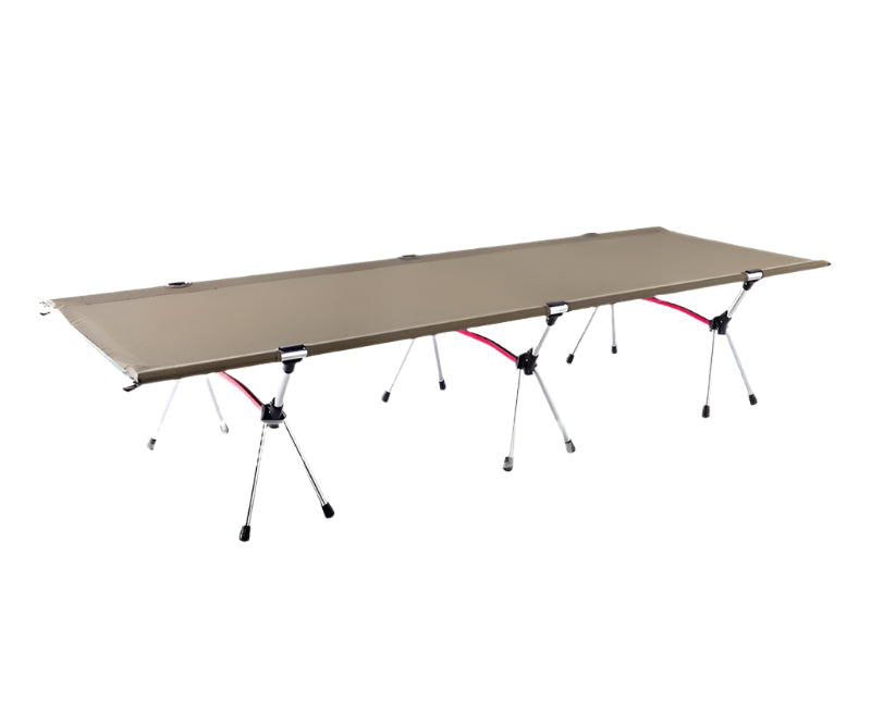 Compact Army Green Foldable Camping Bed for Outdoor & Office