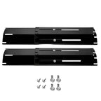 2-Piece Adjustable Heavy Duty Gas Grill Burner Covers Adjustable 11.75–21in