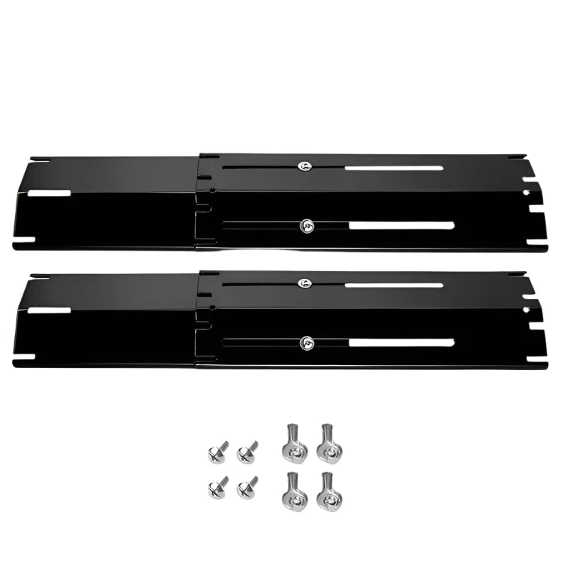 2-Piece Adjustable Heavy Duty Gas Grill Burner Covers Adjustable 11.75–21in