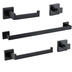 Bathroom Hardware Set, 60cm Towel Bar, Paper Holder
