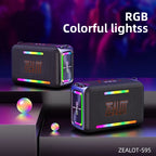 Portable Outdoor Speaker with 12H Playtime and Dual Pairing