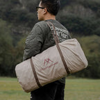 10cm Thick Beige Single Camping Air Bed with Fast Inflation