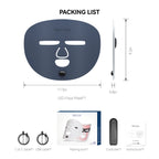 Rechargeable Red & Near-Infrared LED Facial Mask for Anti-Aging