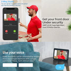 10" Smart Video Doorbell with WiFi and Motion Alerts