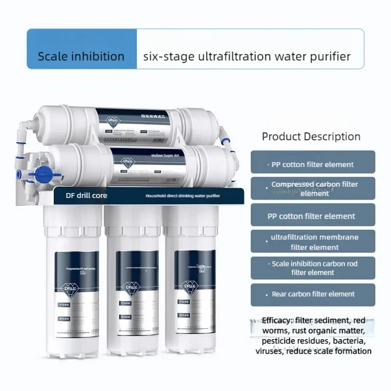 5-Stage Ultrafiltration Water Purifier for Kitchen Use