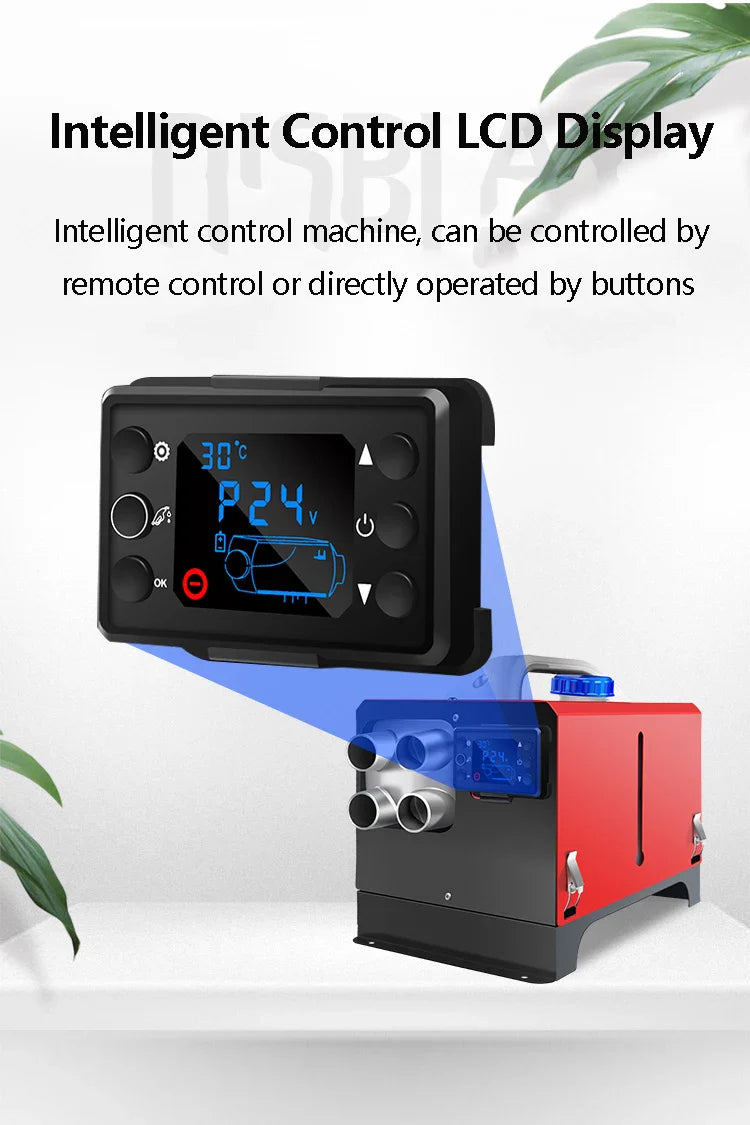 12V 5KW Diesel Air Heater with Bluetooth App Control for Car RV Use
