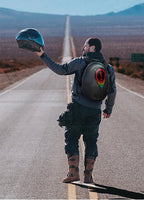 Waterproof Outdoor Cycling Backpack with LED DIY Lighting