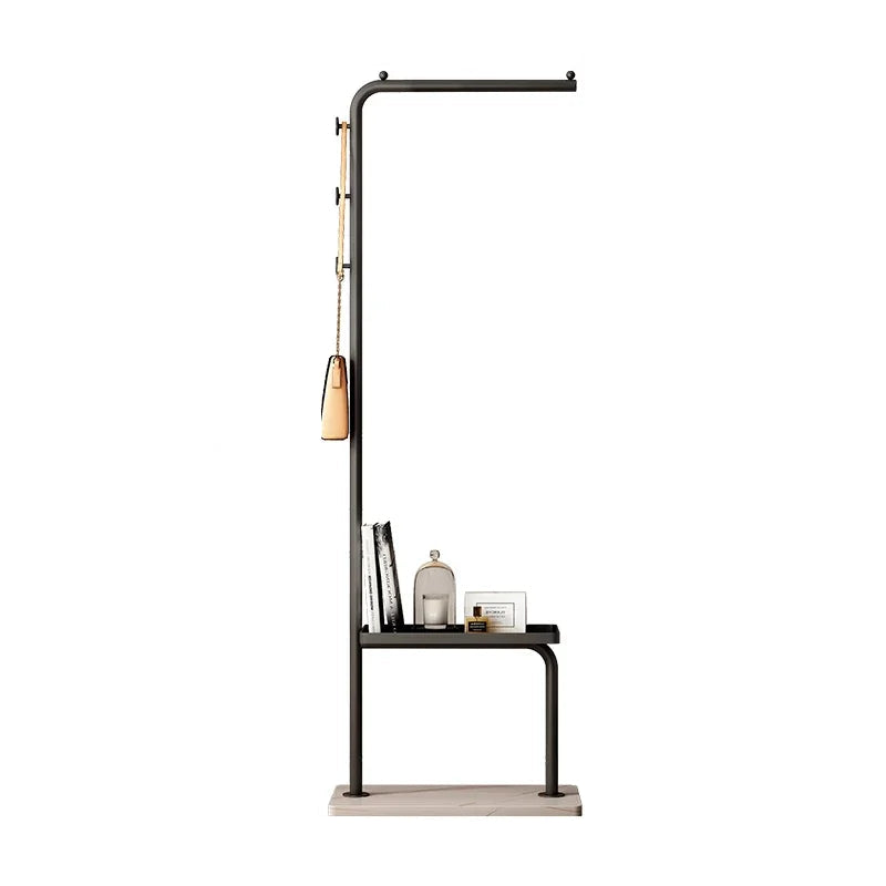 Adjustable Wrought Iron Coat Rack Freestanding Living Room & Bedroom Hanger