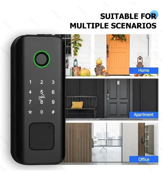 Electronic Keyless Entry Deadbolt Lock with 12-Digit Touch Keypad & Multi Unlock