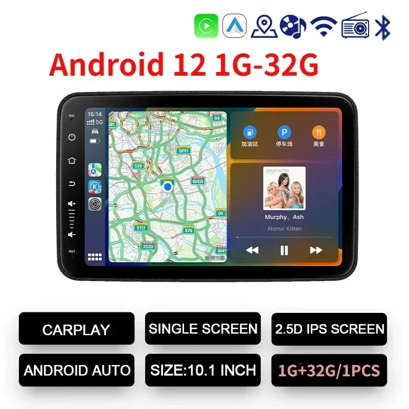 10.1" Android 12 Car Headrest Monitor 1G+32G WiFi