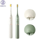 White Sonic Electric Toothbrush USB Rechargeable IPX7 Waterproof
