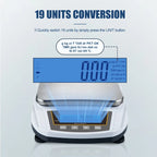 Precision Electronic Scale with Backlit LCD Display