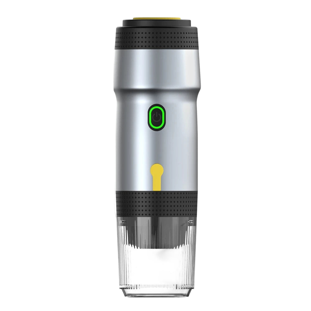 Portable 3-in-1 Capsule Coffee Machine Cordless, Rechargeable, for Home, Car & Camping