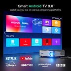 Portable Full HD Home Cinema Projector – Black AU