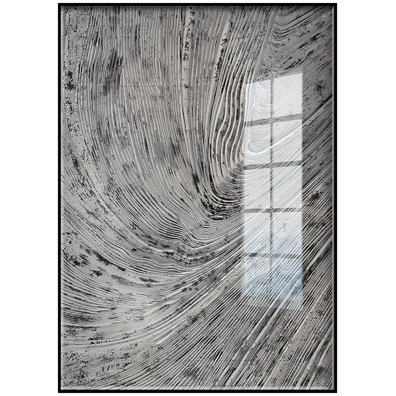 Modern Abstract Canvas Wall Art Framed Vertical Rectangle for Living Room, Bedroom, or Office Decor