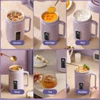 Portable 1000ml Electric Stew Pot & Rice Cooker – 2-in-1 Compact Cooker for Travel or Office Use