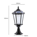 Durable Aluminum Solar-Powered Outdoor Sconce Lamp