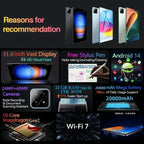 11" Ultra HD Android Tablet with 20,000mAh Battery