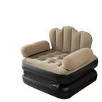 Portable Inflatable Lounge Chair with Air Pump Indoor & Outdoor Travel Sofa