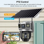 Outdoor 12MP 6K CCTV with Human Tracking & PTZ