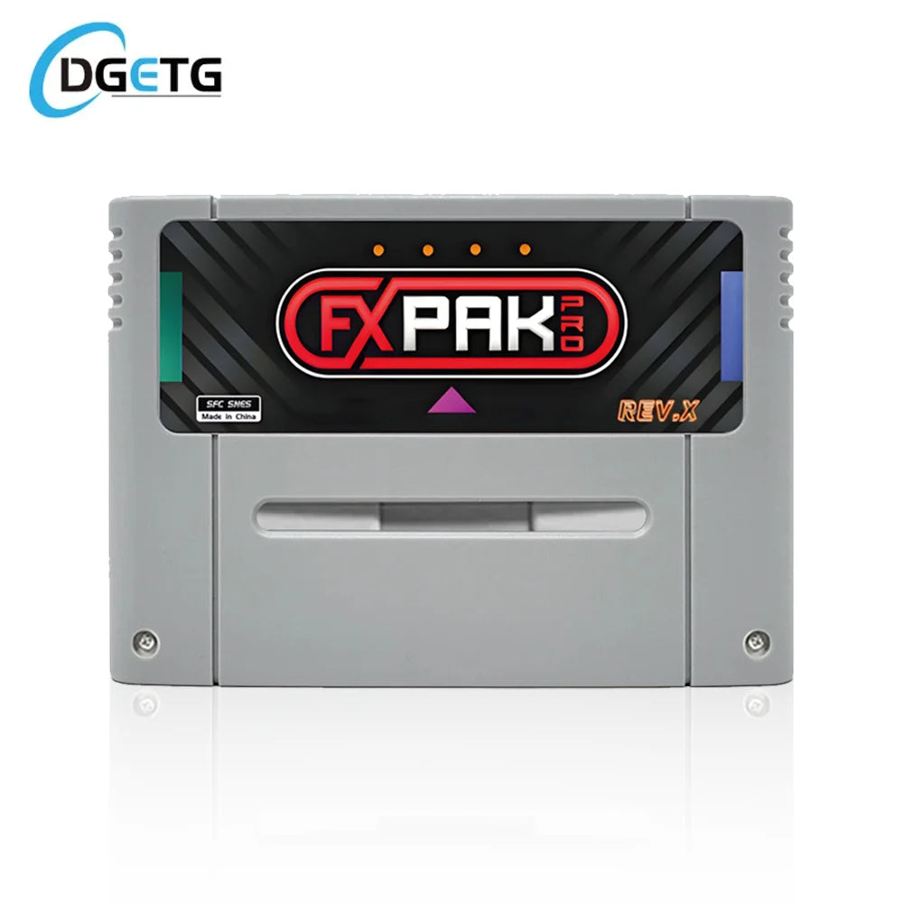 16-Bit FXPAK Pro Cartridge with 16GB TF Card – Supports SNES/SFC and Enhancement Chips