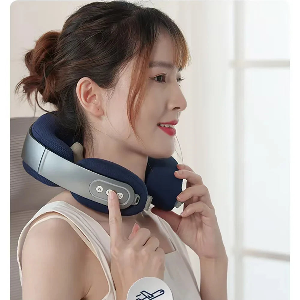 U-Shaped Neck & Shoulder Massager with Heat & 3 Modes