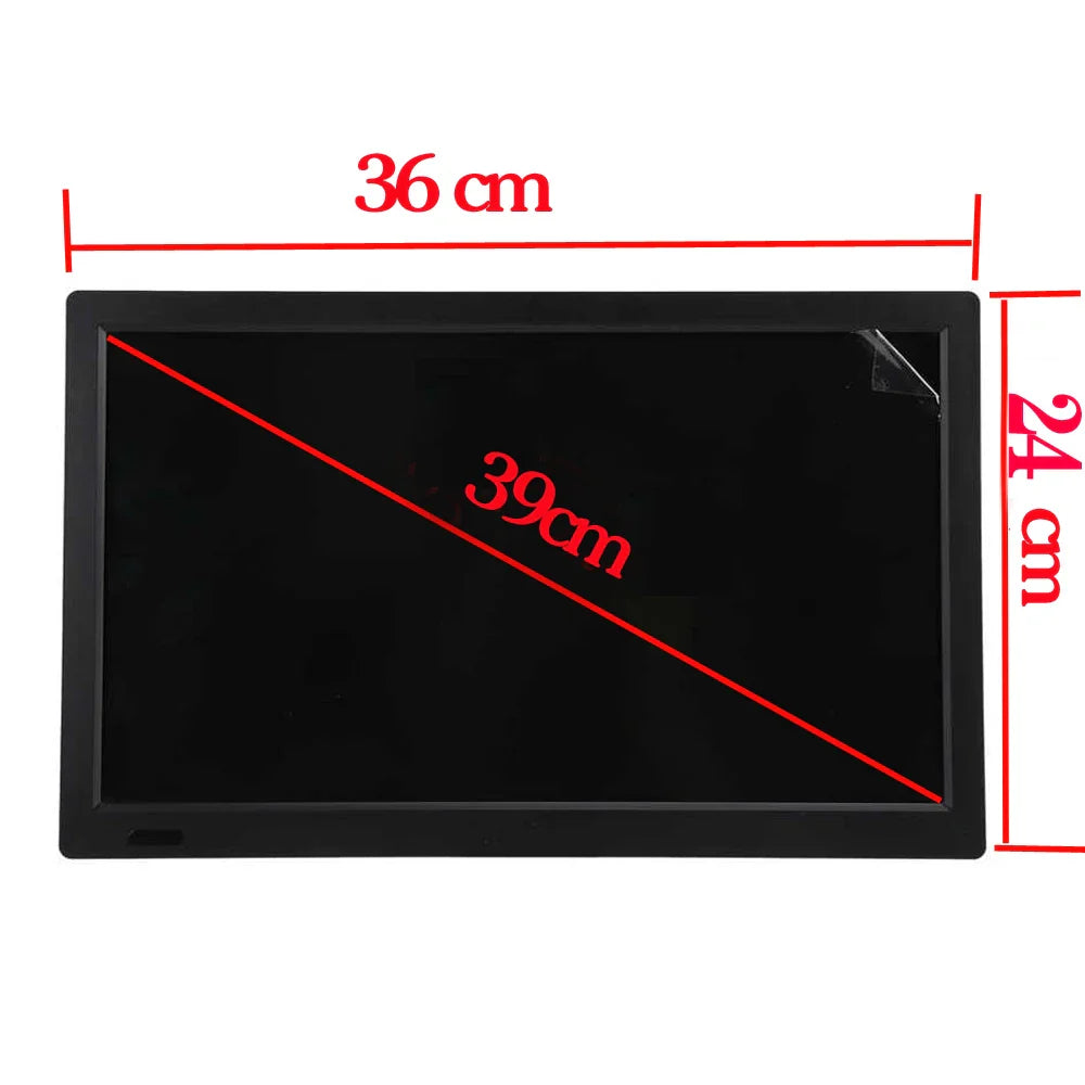 15.4 Inch Portable Rechargeable Mini Digital TV