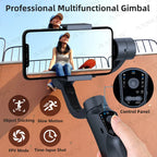 Portable 3-Axis Gimbal with AI Face Tracking & Zoom