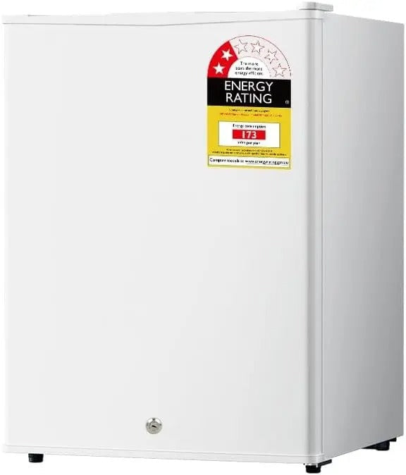 Compact 60L Small Wine Cooler & Refrigerator Chest for Bedroom Boat Office White
