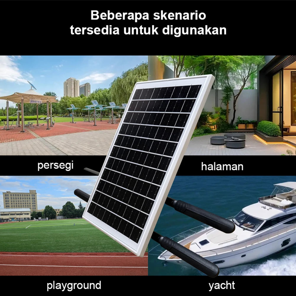 Portable 4G LTE Solar WiFi Router with 25600mAh Battery & SIM Slot Waterproof Outdoor Hotspot