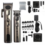 Professional Grooming Kit with Comb Attachments