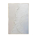 100x150cm Handmade Black & White Textured Canvas Art