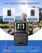 Compact Outdoor WiFi Camera with Audio & Night Vision