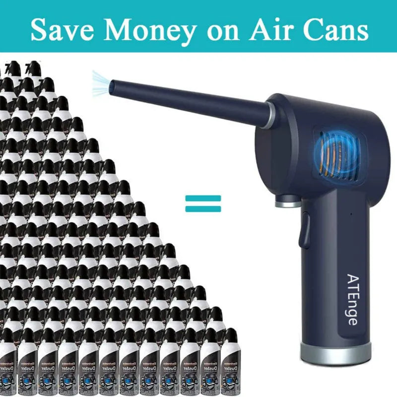 Portable USB Air Duster – Wireless Cleaner for Electronics & Desks