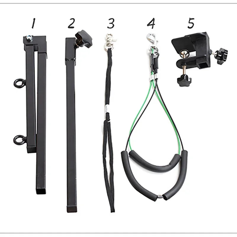 Black Grooming Arm with Support Strap for Pets